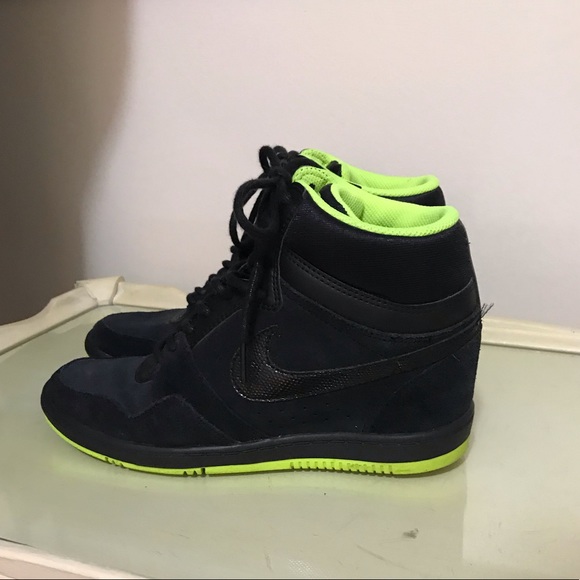 nike force sky high sneaker wedge